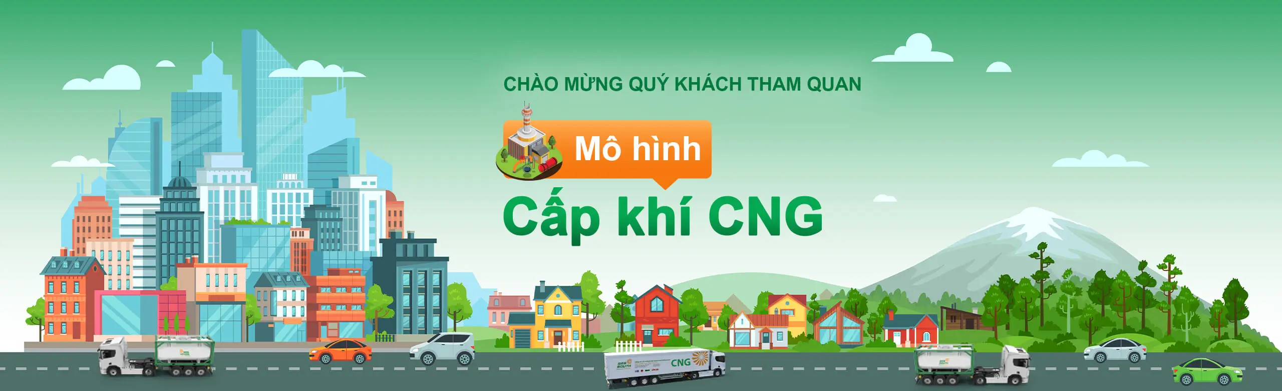 Quy trình sản xuất & cung cấp khí CNG