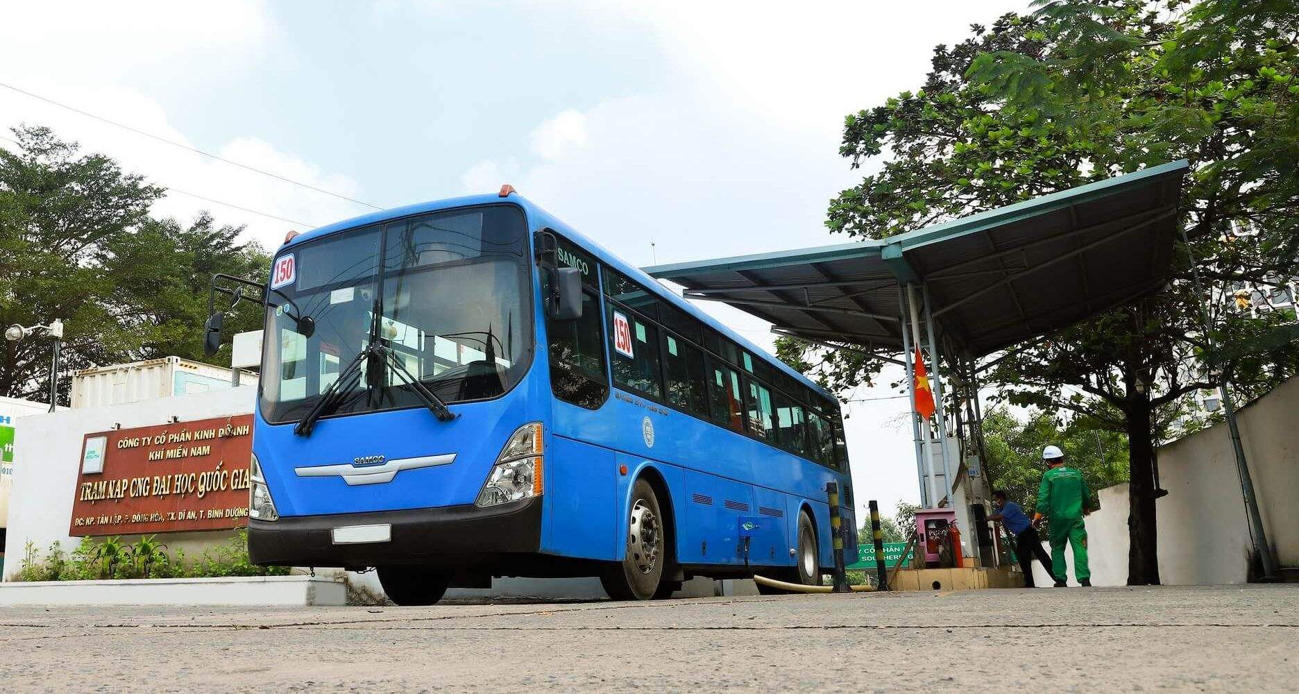 CNG Station in VietNam National University Ho Chi Minh City