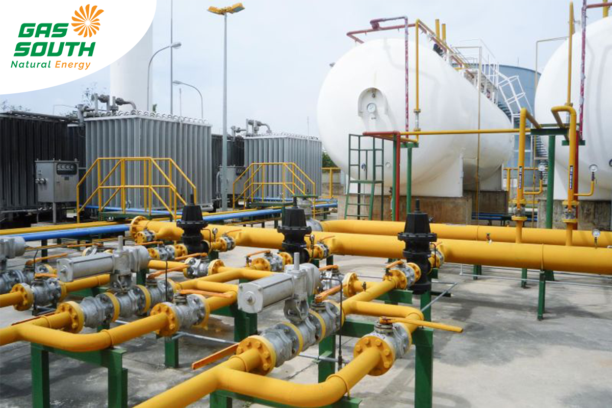 Hệ thống gas công nghiệp sử dụng trong sản xuất công nghiệp