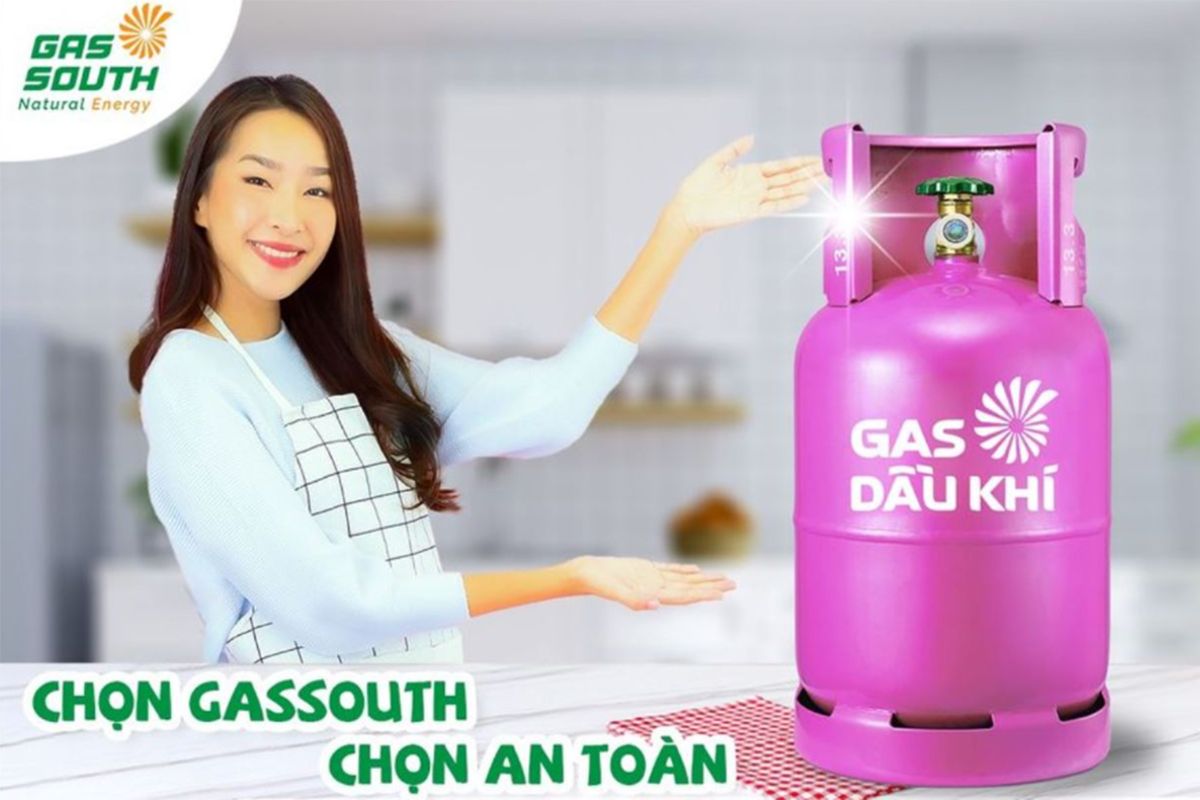 Bình gas 12kg được nhiều gia đình tại Việt Nam sử dụng.