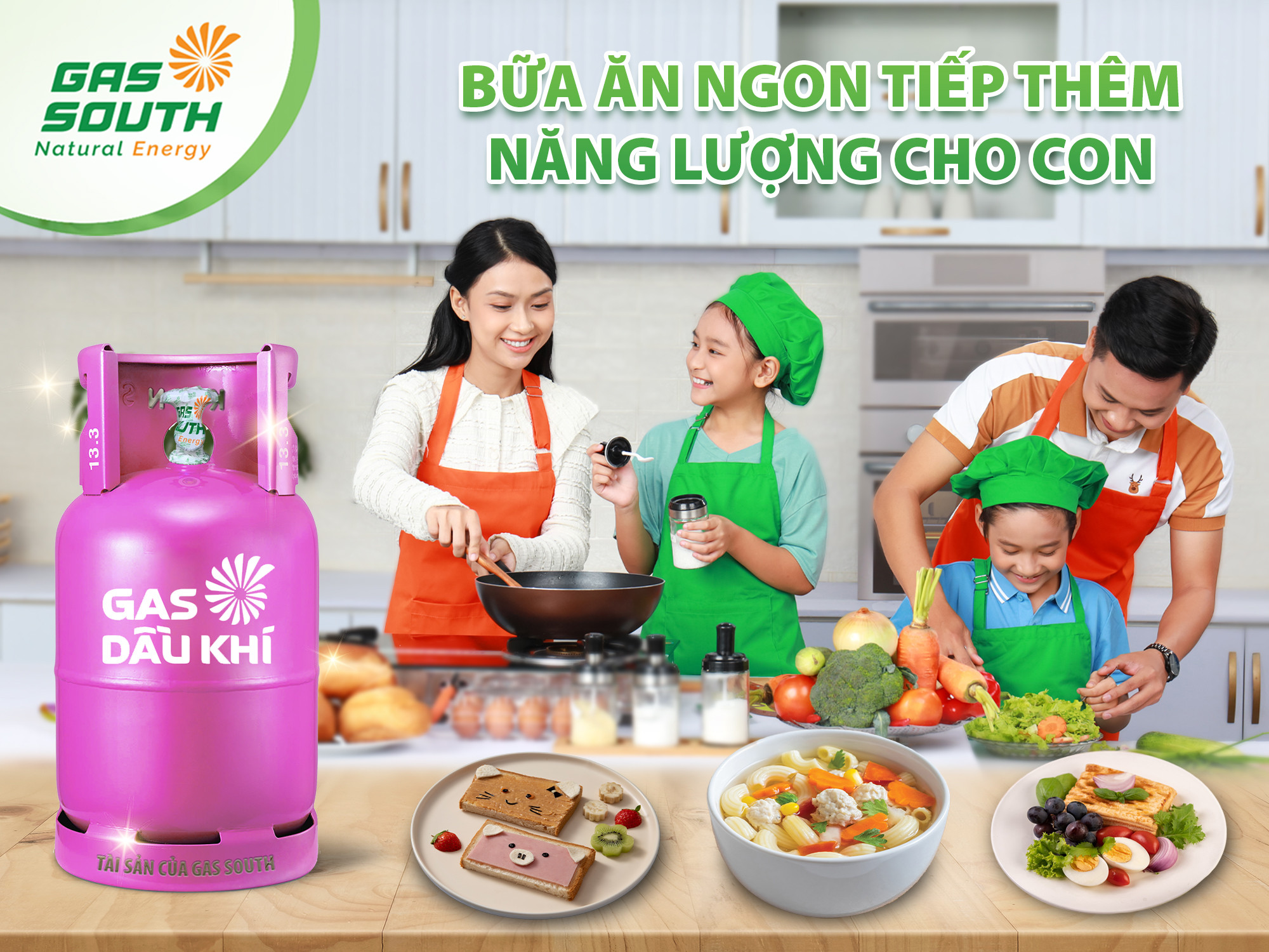 Gas South - đại lý sản xuất và cung cấp bình gas chất lượng, nhà nhà tin dùng