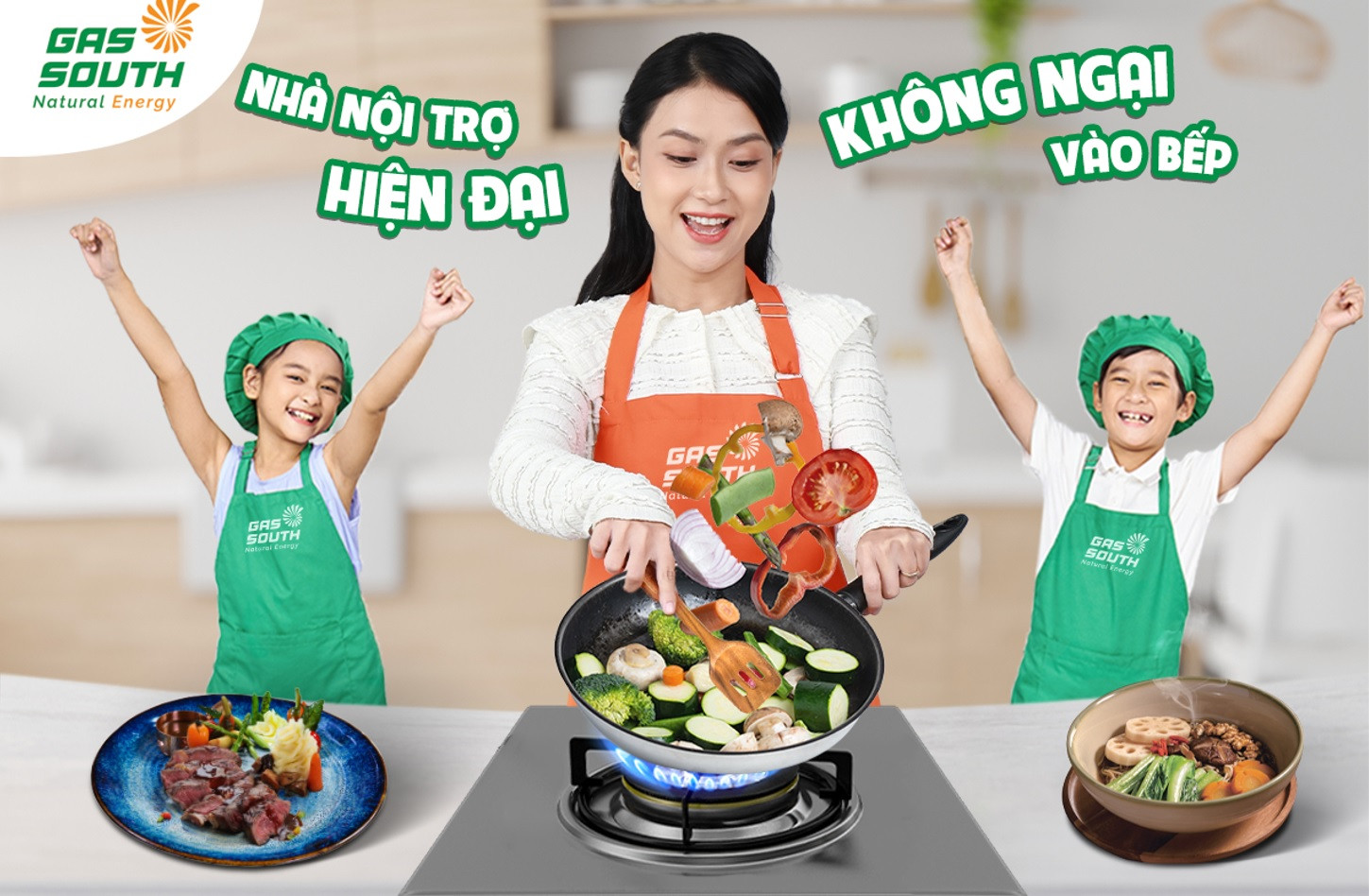 Gas South - Sự lựa chọn vàng cho người nội trợ khi chọn đại lý gas uy tín