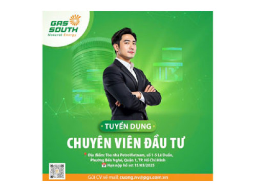 Tuyển dụng Chuyên viên Đầu tư