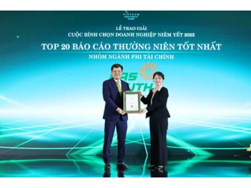 Công ty lọt TOP 20 BCTN tốt nhất năm 2025